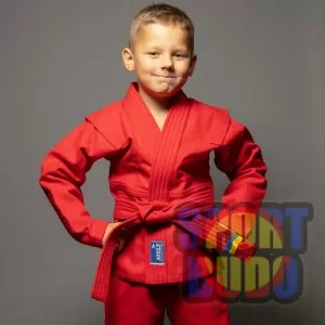 Куртка самбо STELS JUNIOR красная
