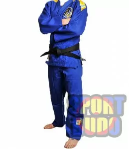 Кимоно дзюдо "Green Hill Professional" IJF синее
