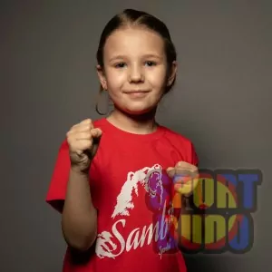 Футболка "Самбо" дитяча, червона
