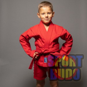 Куртка самбо STELS JUNIOR червона