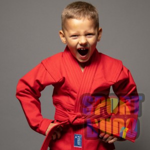 Куртка самбо STELS JUNIOR червона