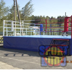 Ринг боксерский на помосте канаты 6,1 м х 6,1 м,16 шт., помост 7,8 мх7,8 м