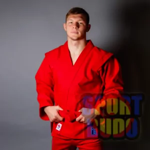 Куртка самбо STELS PROFESSIONAL красная