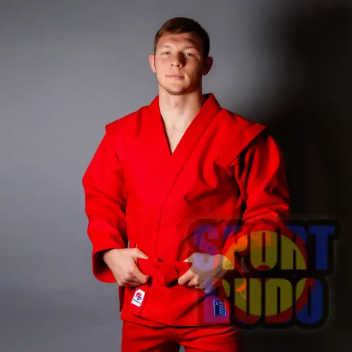Куртка самбо STELS PROFESSIONAL красная